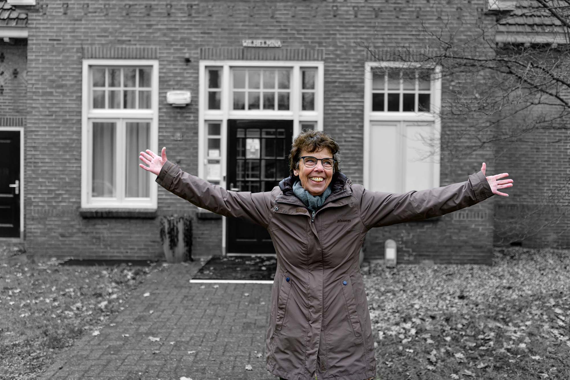 Anja Gramberg begeleidster van de psychiatrische inrichting de Willem Arntsz Hoeve in Den Dolder.